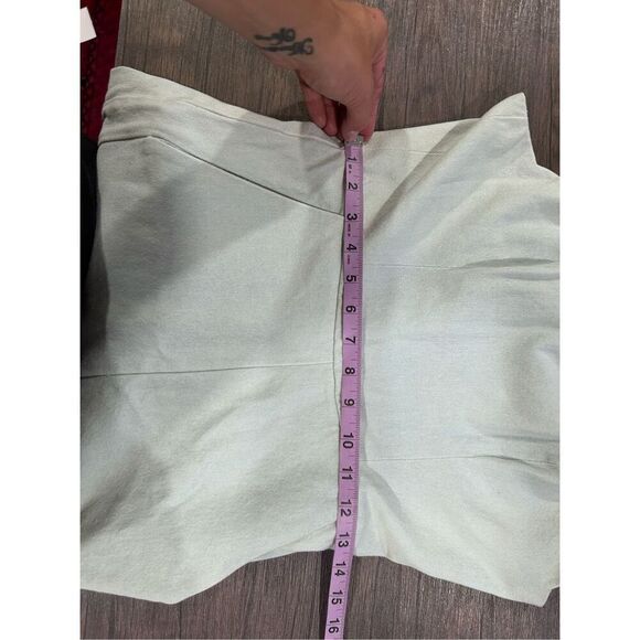 BCBGeneration Light Wash Denim Jumpsuit Scalloped Camisole Sleeveless Size 6 - Picture 11 of 13